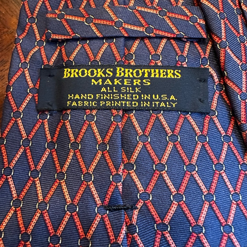 👔👔👔 EUC Brooks Brothers Tie 100% Silk